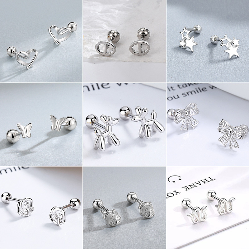 Body Jewelry Hypoallergenic - Pendientes pequeños para mujer, pendientes de