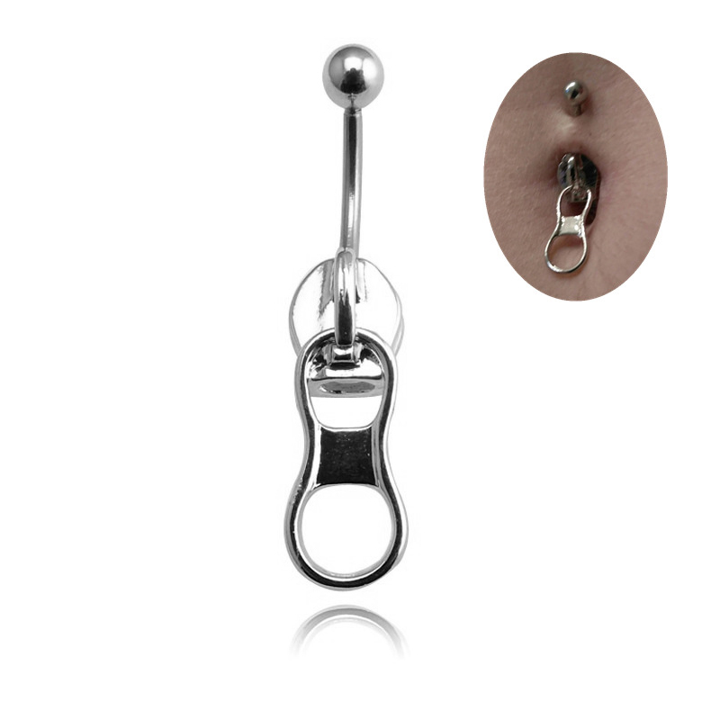 Body Jewelry Belly Button Rings - Anillos Punk para ombligo de acero