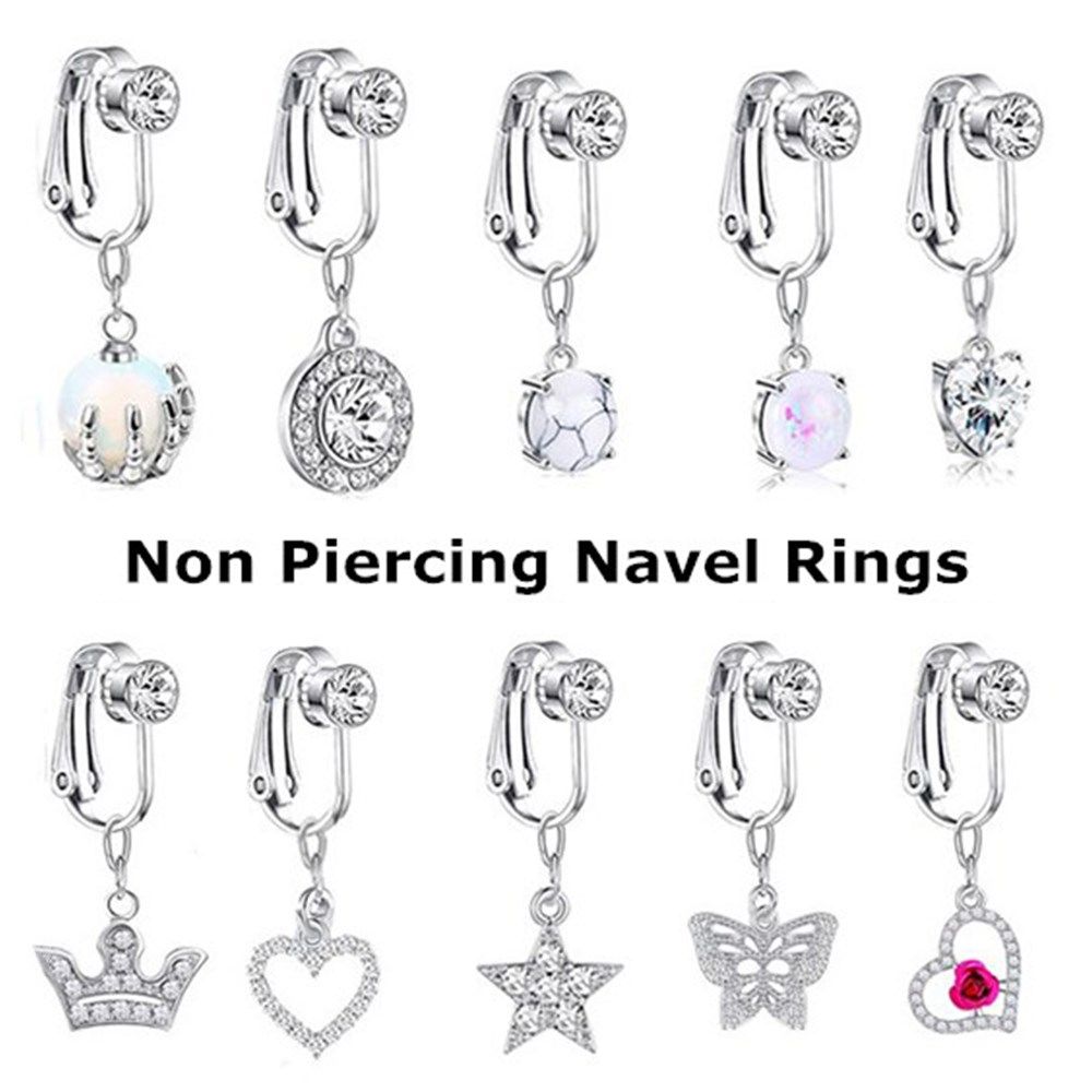 Body Jewelry Belly Button Rings - Accesorios Clip en pendientes Clip de