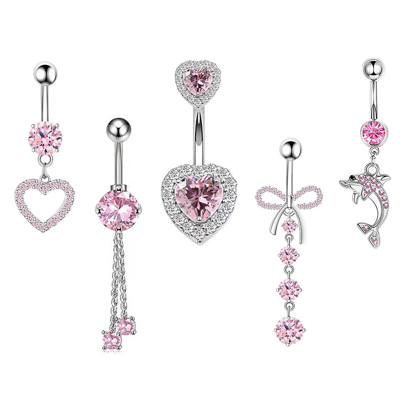 Body Jewelry Barbell - 1 Uds. Anillos para ombligo con