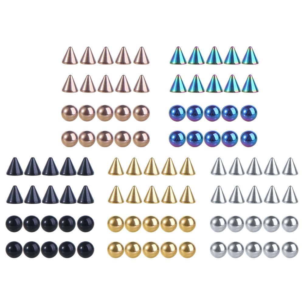 Body Jewelry Nose Studs - Joyería para el cuerpo, sin necesidad
