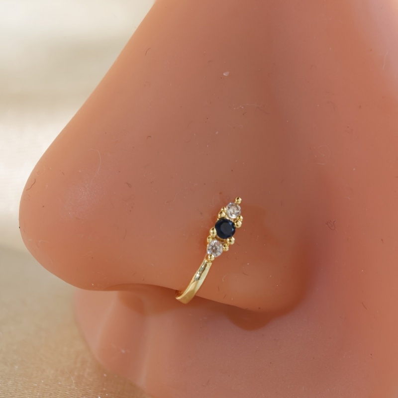 Body Jewelry Nose Studs - Juego de 1 pieza de clip