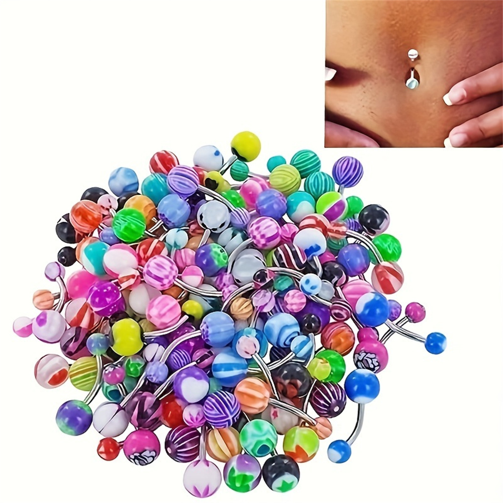 Body Jewelry Changing Kit - 10 unids/set de anillo acrílico para