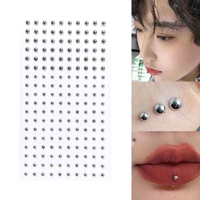 Body Jewelry Nose Studs - Pegatina de diamante para nariz falsa,