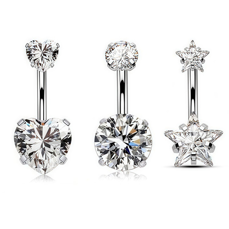 Body Jewelry Belly Button Rings - 1 pieza Sexy vientre ombligo Piercing