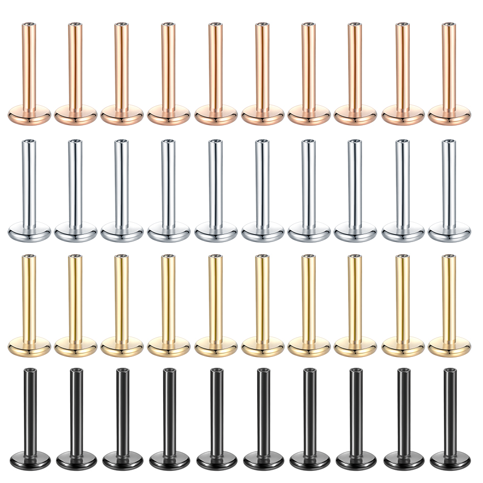 Body Jewelry Barbell - Piercing de labio Labret de acero
