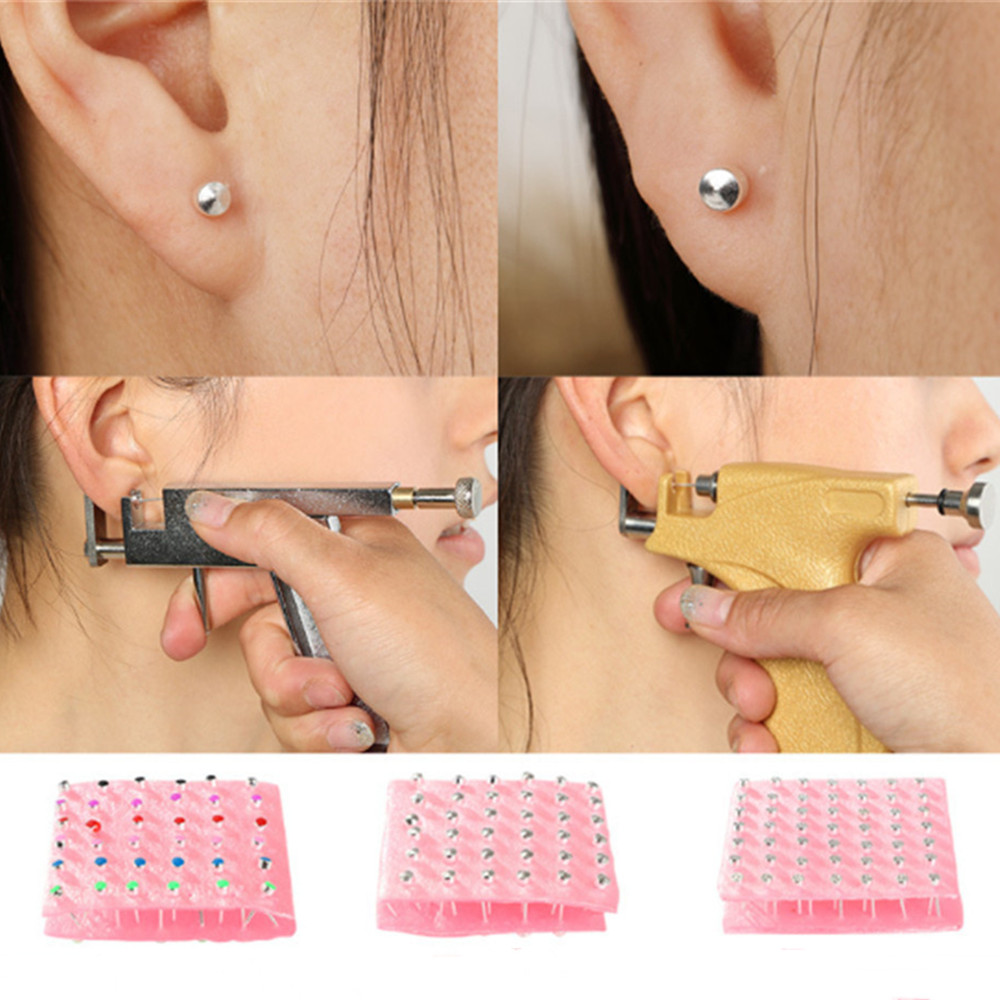 Body Jewelry Surgical Steel - Juego de pendientes de acero quirúrgico