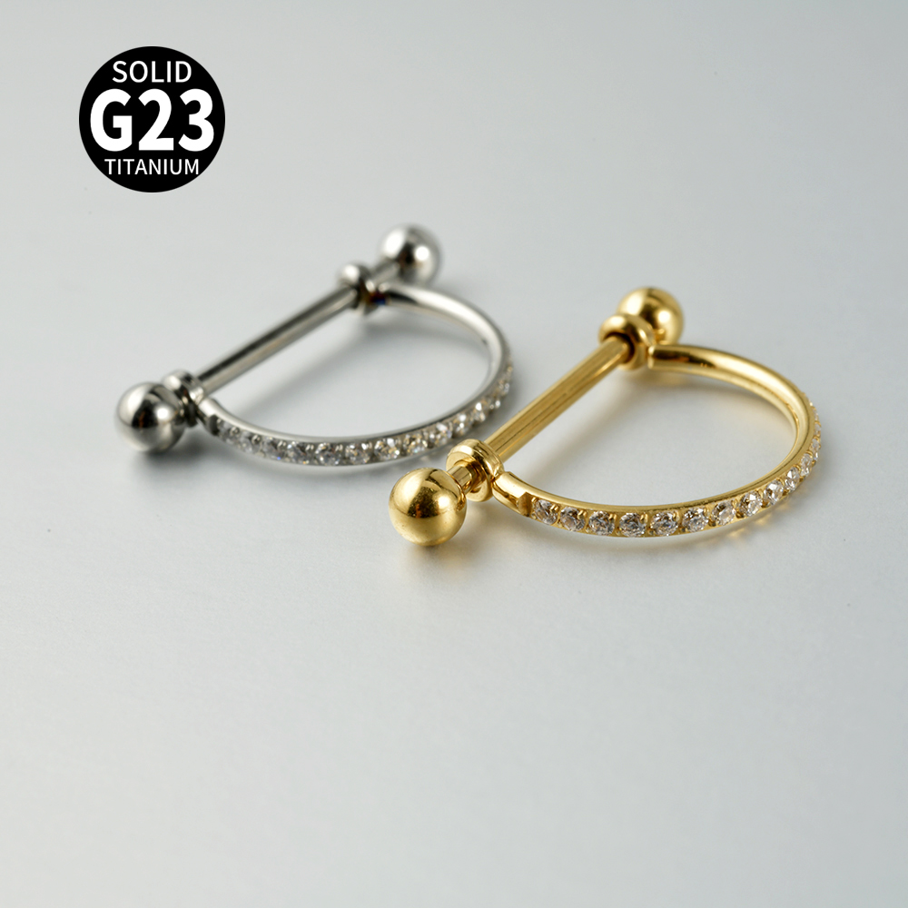 1 pieza ASTM F136 barra de ore - Body Jewelry Barbell reseña y precio