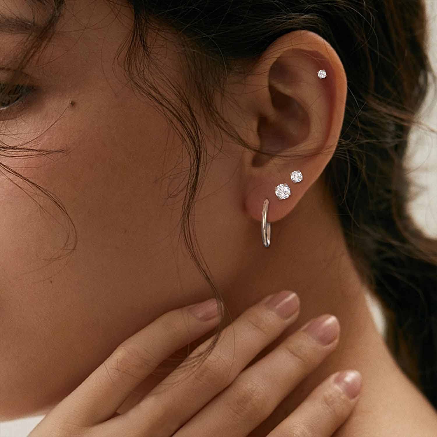 9 pares de pendientes de cartí - Body Jewelry Surgical Steel reseña y precio