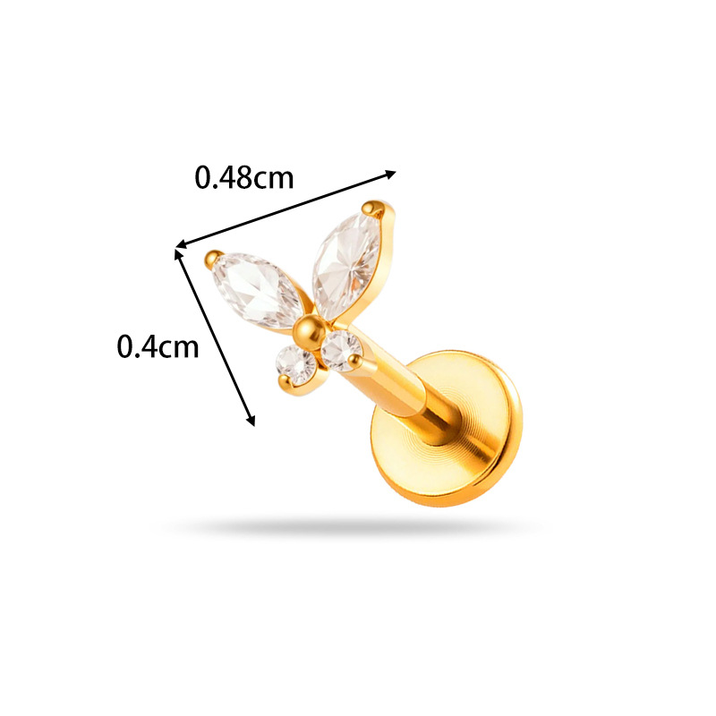 1 ud. Piercing de Titanio G23  - Body Jewelry Threadless reseña y precio