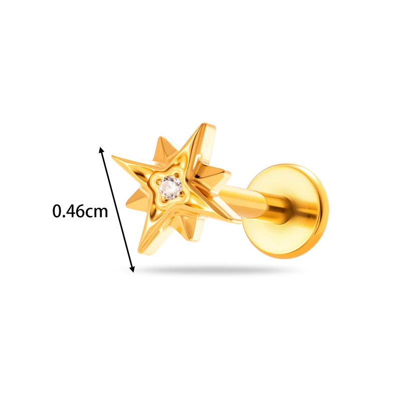 1 ud. Piercing de Titanio G23  - Body Jewelry Threadless reseña y precio