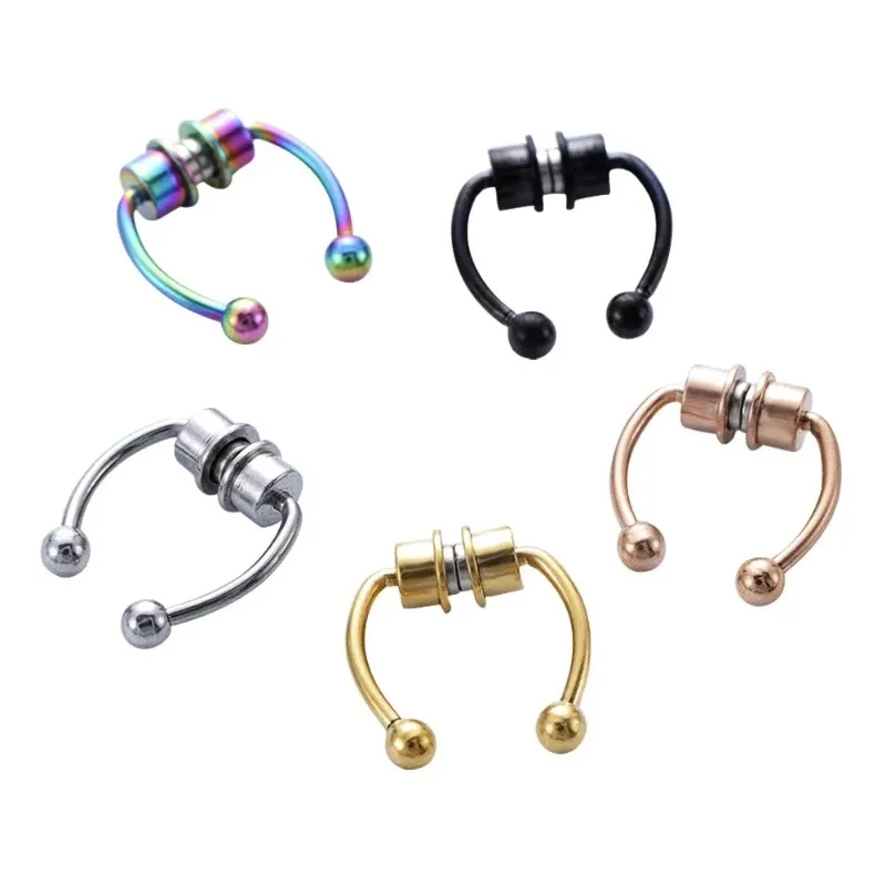 Anillos magnéticos falsos para - Body Jewelry Nose Studs reseña y precio