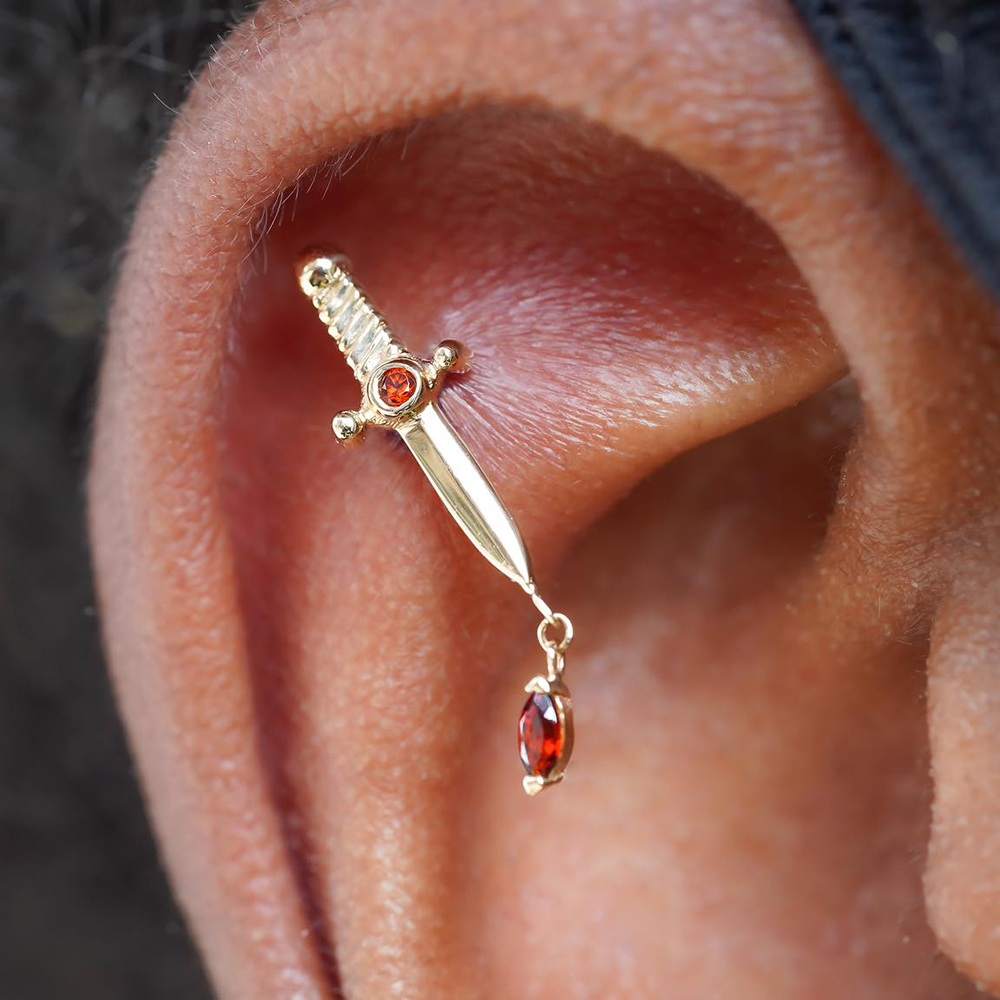 Pendientes de acero inoxidable - Body Jewelry Surgical Steel reseña y precio