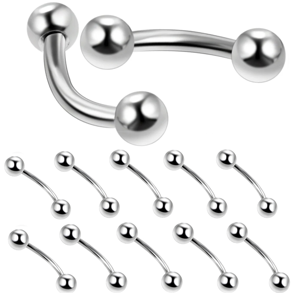 10 unids/lote de acero para ce - Rook Curved Barbell reseña y precio