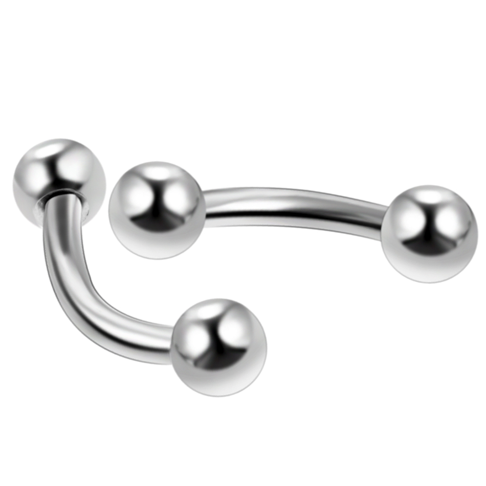 10 unids/lote de acero para ce - Rook Curved Barbell reseña y precio