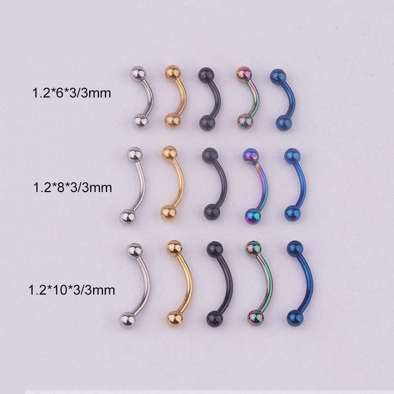 Lote de 5 piezas de joyería pa - Body Jewelry Barbell reseña y precio
