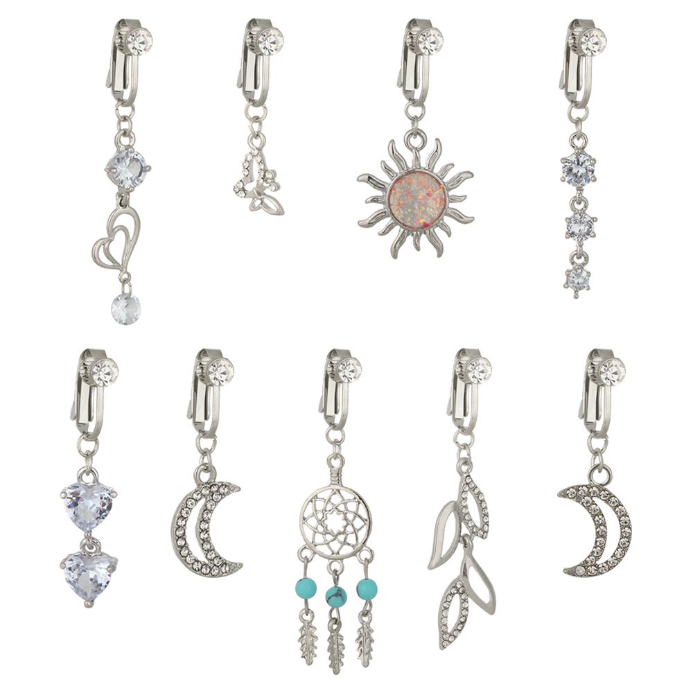 Piercing de ombligo falso, Cli - Body Jewelry Belly Button Rings reseña y precio