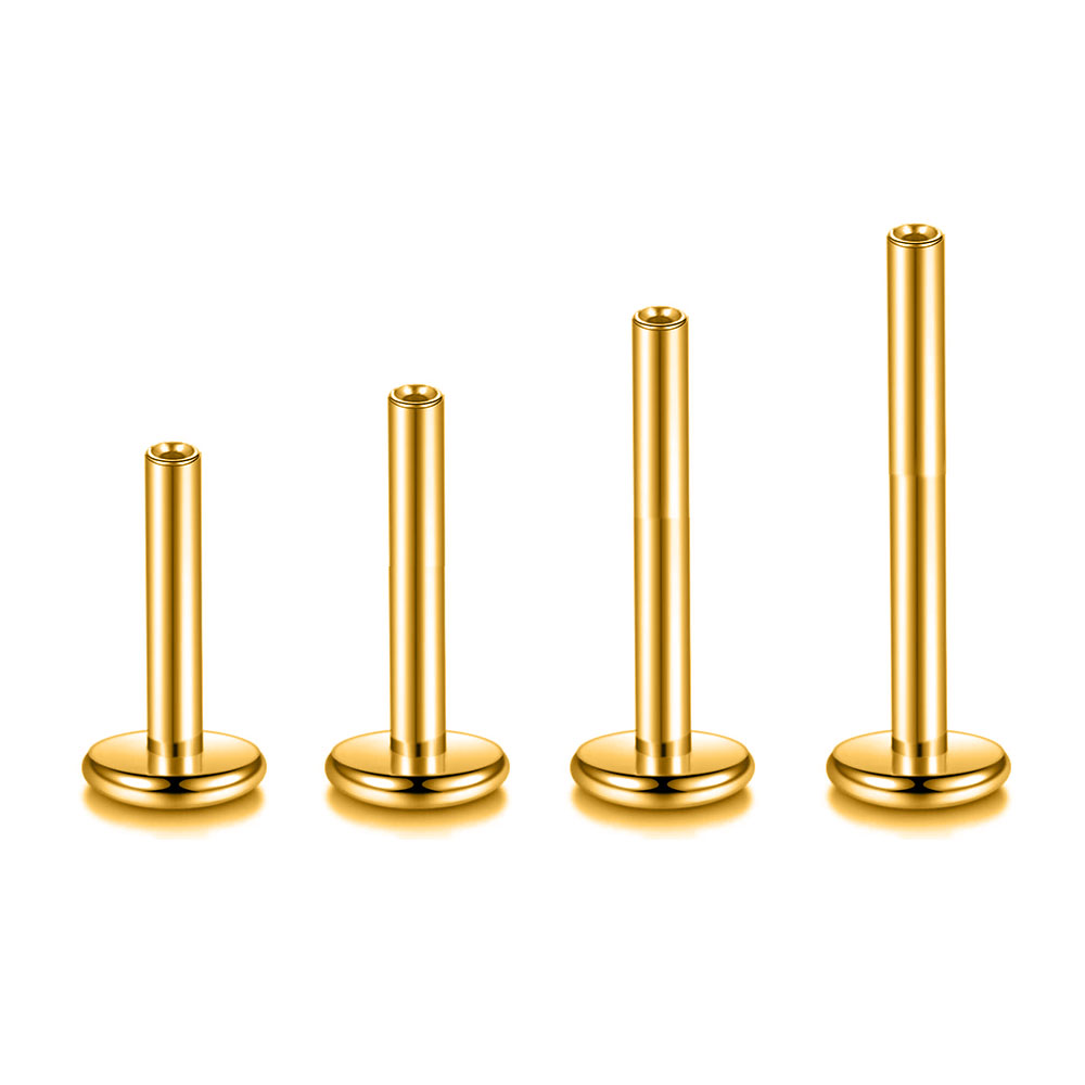 10 unids/lote ASTM F136 G23 ti - Body Jewelry Threadless reseña y precio