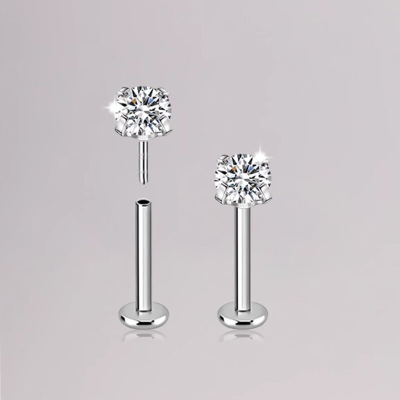 1 Uds. Juego de puntas sin ros - Body Jewelry Threadless reseña y precio