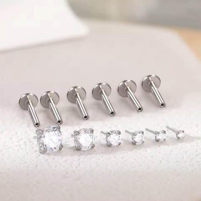 1 Uds. Juego de puntas sin ros - Body Jewelry Threadless reseña y precio