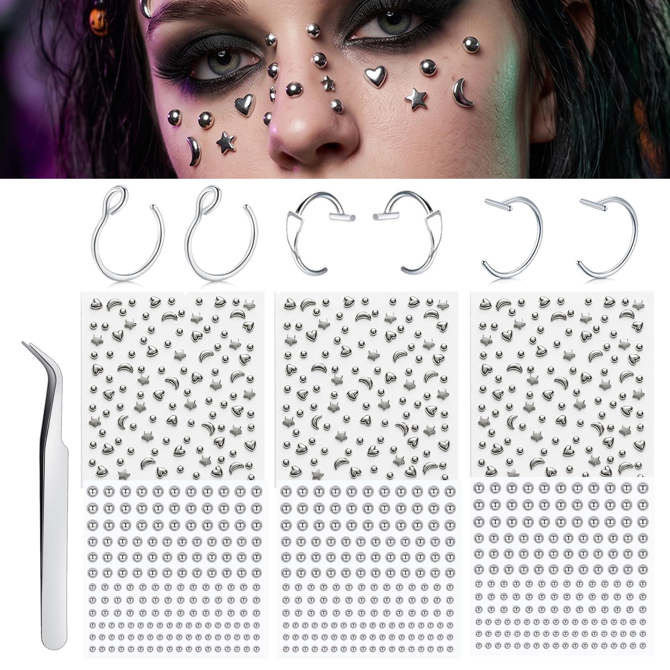 Piercings Falsos Adhesivos: Bo - Body Jewelry Nose Studs reseña y precio