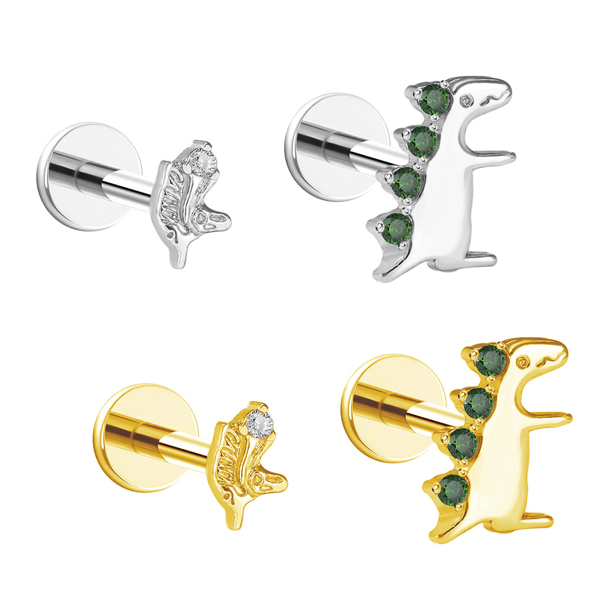 Una pieza linda de dinosaurio  - Body Jewelry Changing Kit reseña y precio