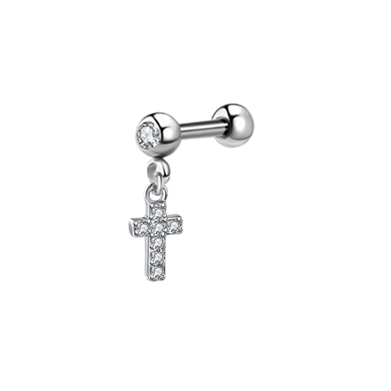 Pendiente con forma de luna pa - Rook Curved Barbell reseña y precio