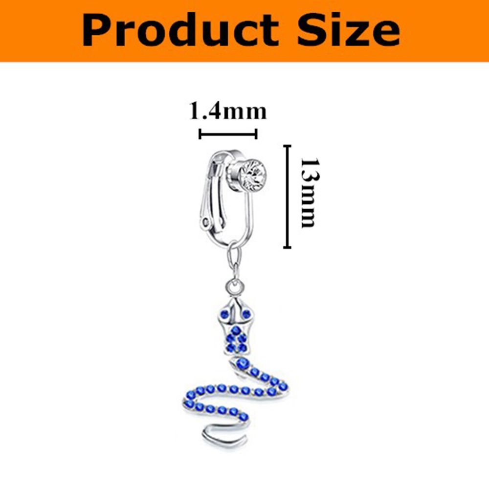 Pendientes de mariposa con cli - Body Jewelry Belly Button Rings reseña y precio