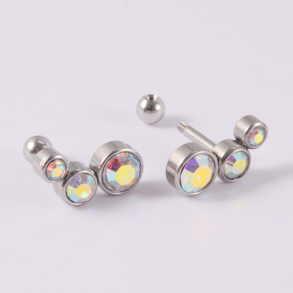 2 uds 361 pendientes de cartíl - Body Jewelry Surgical Steel reseña y precio