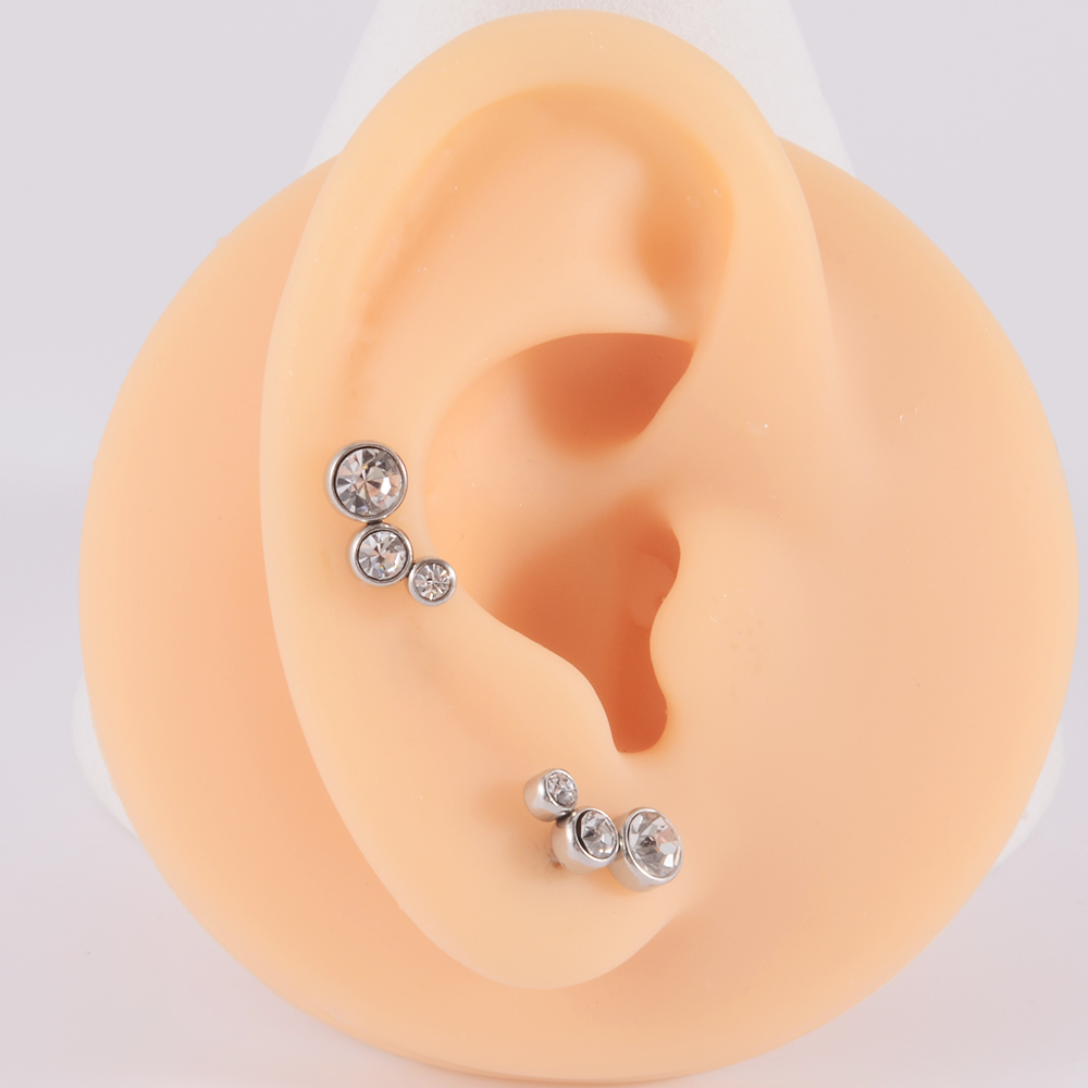 2 uds 361 pendientes de cartíl - Body Jewelry Surgical Steel reseña y precio