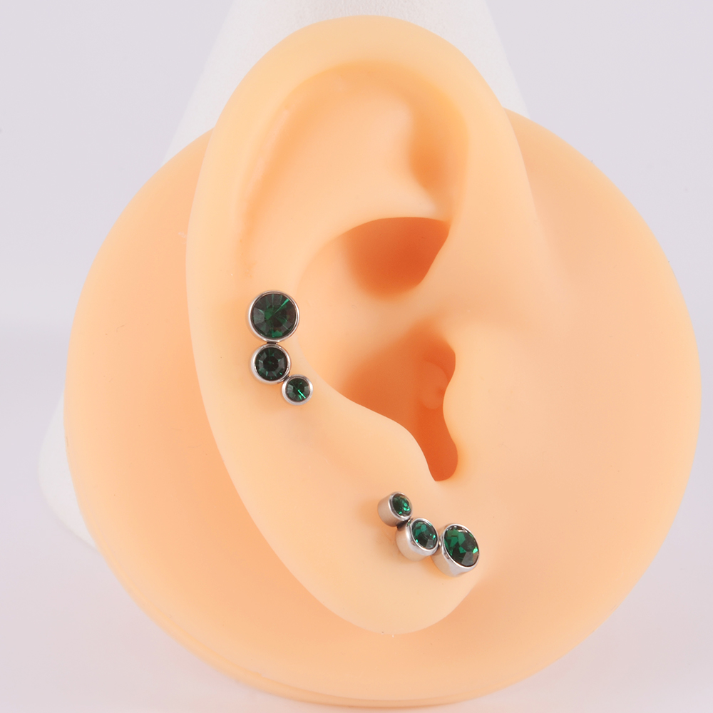 2 uds 361 pendientes de cartíl - Body Jewelry Surgical Steel reseña y precio