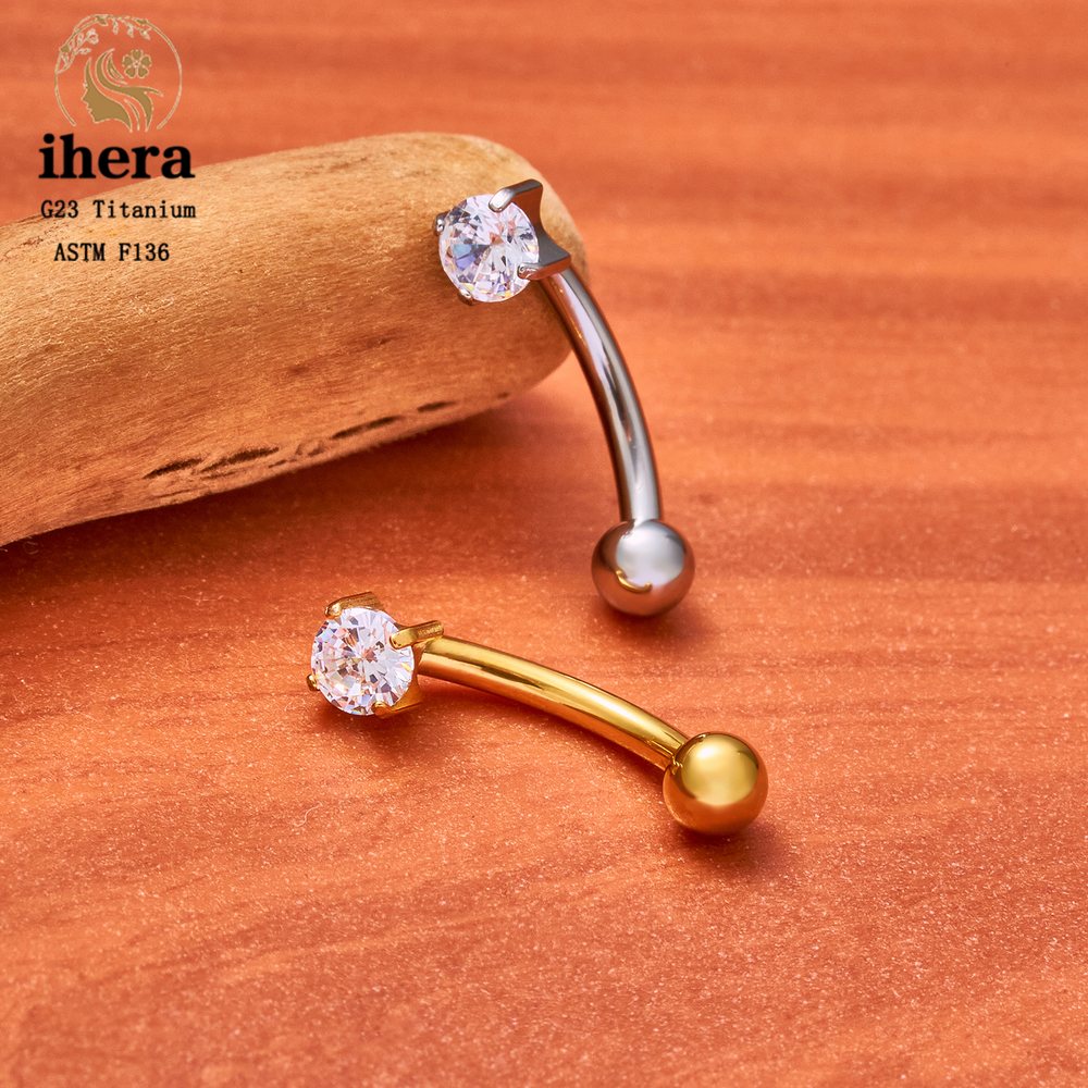 Piercing de Ceja de Titanio AS - Rook Curved Barbell reseña y precio