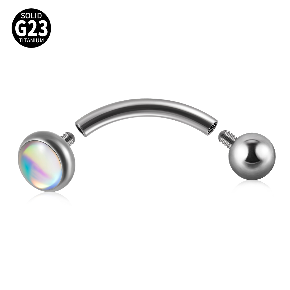 1 pieza G23 titanio 16G Flash  - Body Jewelry Barbell reseña y precio