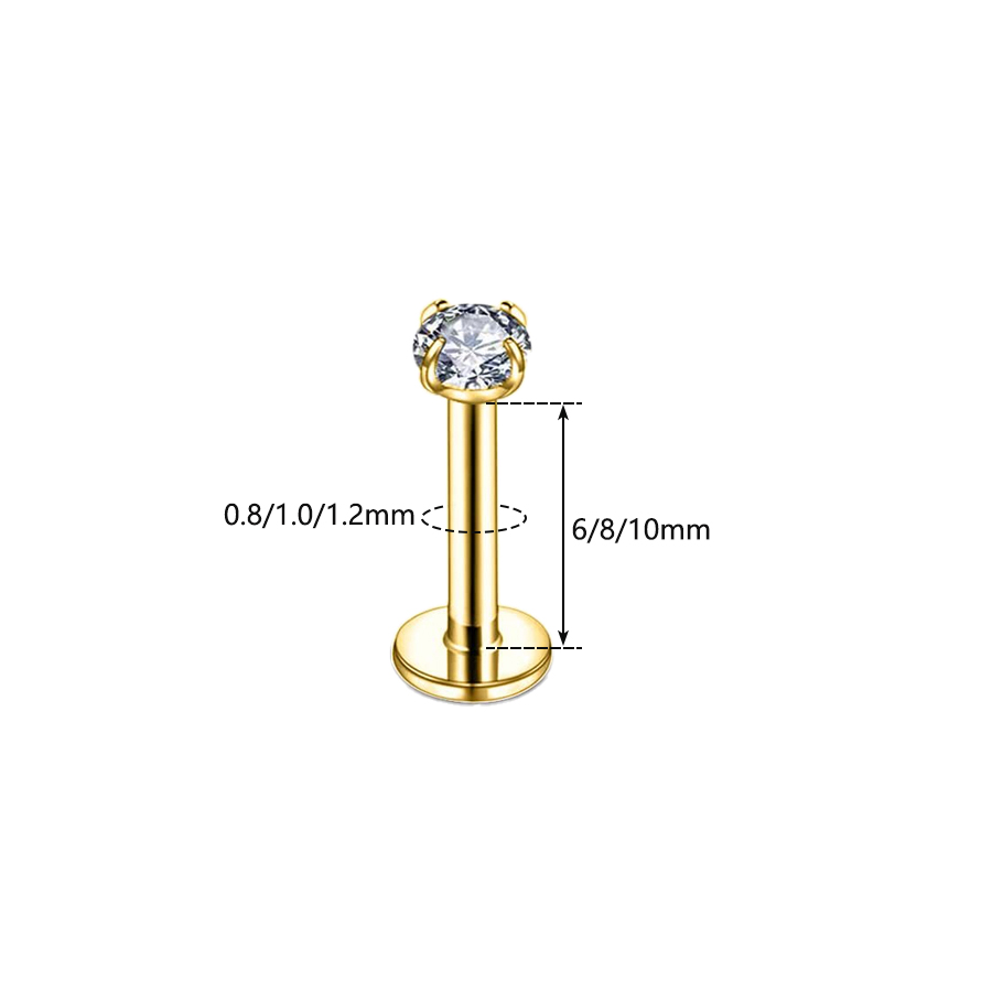 Piercing Labret sin rosca para - Body Jewelry Threadless reseña y precio