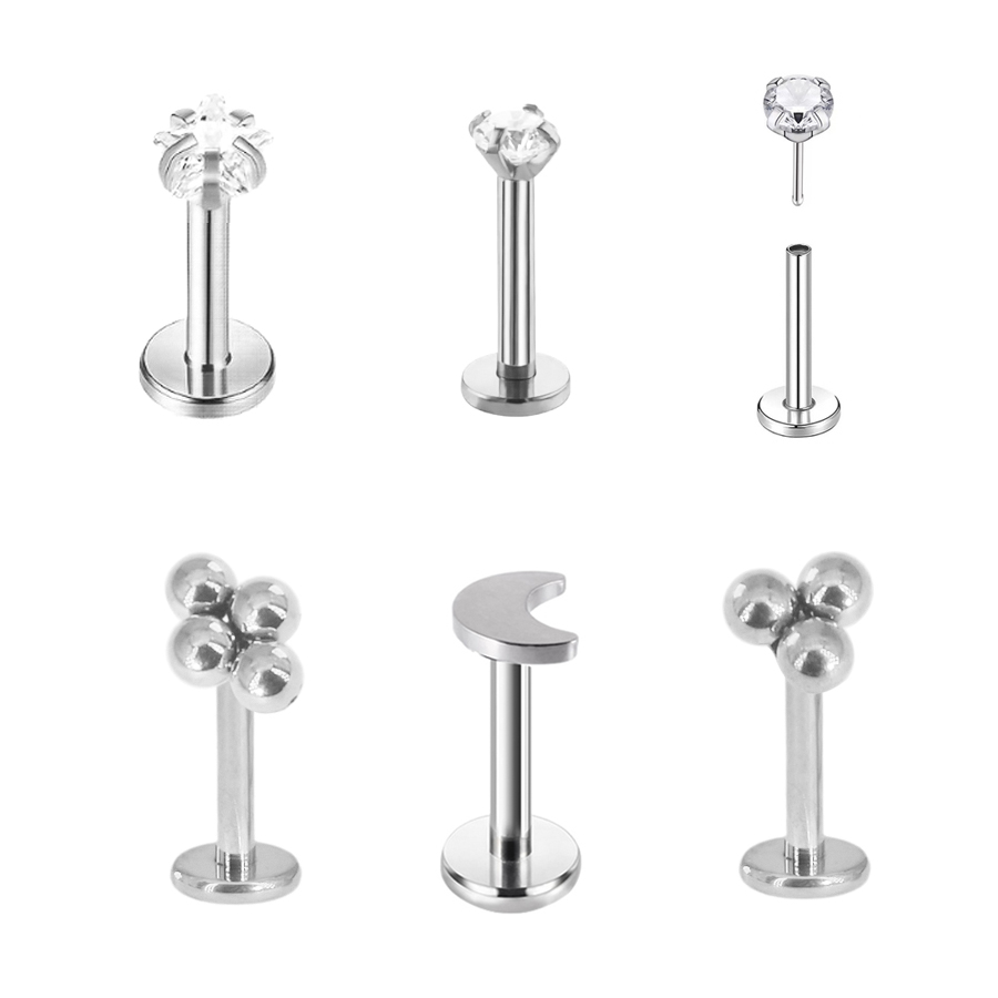 Piercing Labret sin rosca para - Body Jewelry Threadless reseña y precio
