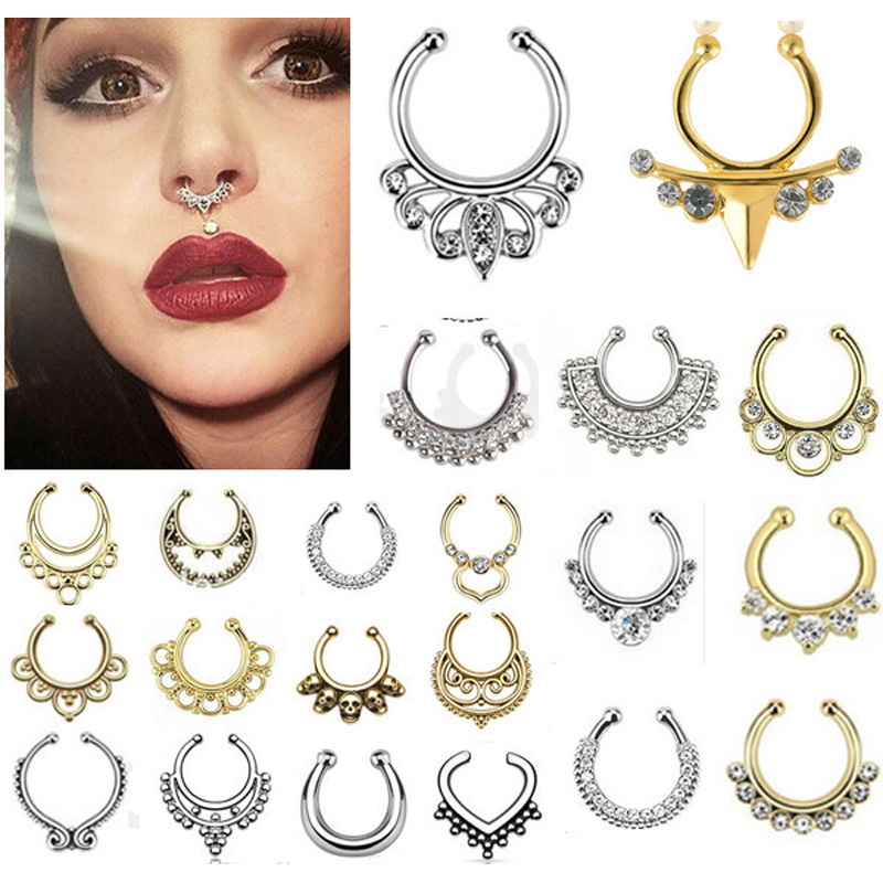 Cristal indio enganche en la n - Body Jewelry Nose Studs reseña y precio