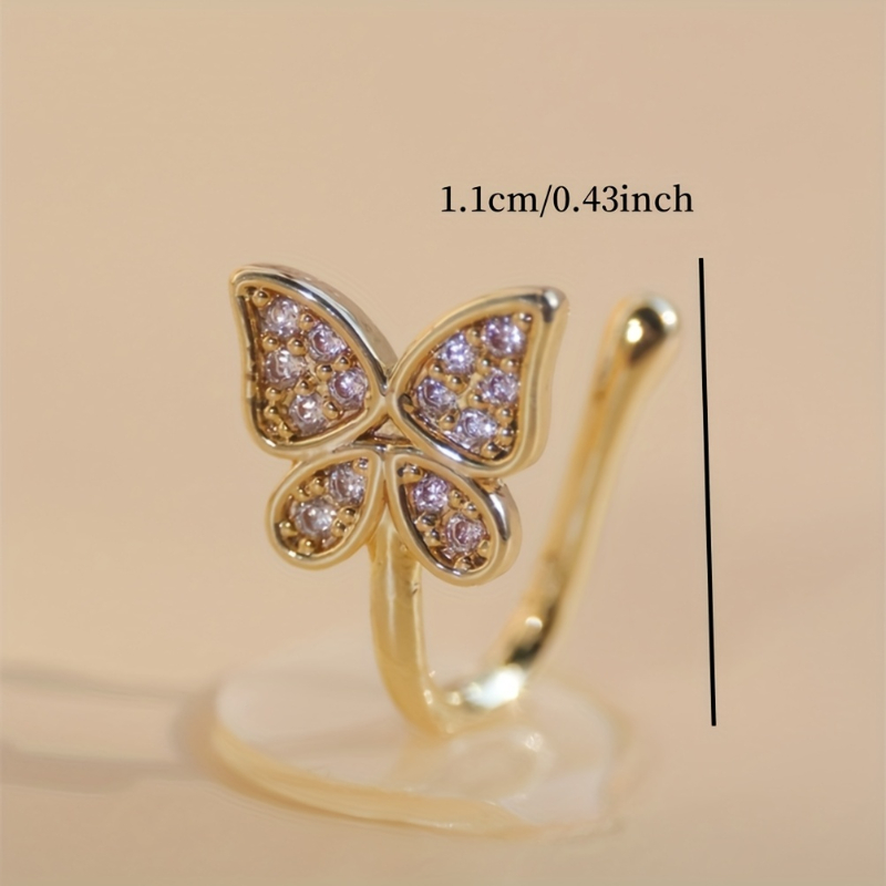 Juego de 1 pieza de clip para  - Body Jewelry Nose Studs reseña y precio