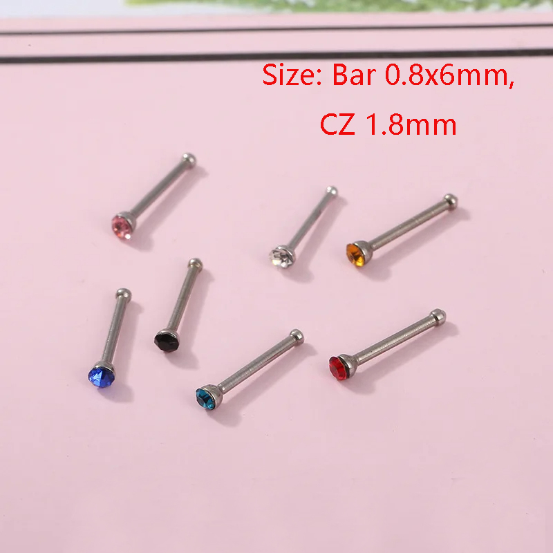 24 unids/caja anillo de nariz  - Body Jewelry Changing Kit reseña y precio