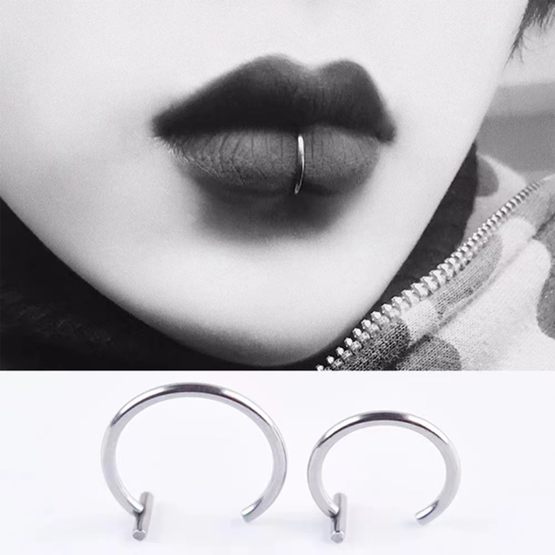 Pendientes de aro abierto de a - Body Jewelry Surgical Steel reseña y precio
