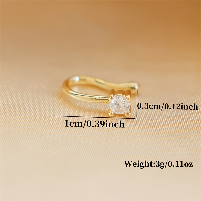 Anillo de nariz redondo de cir - Body Jewelry Nose Studs reseña y precio