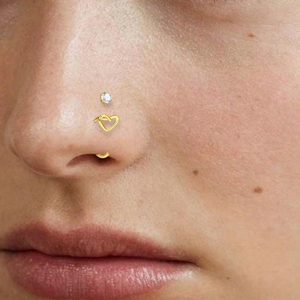 5 Piezas de Anillos para la Na - Body Jewelry Threadless reseña y precio