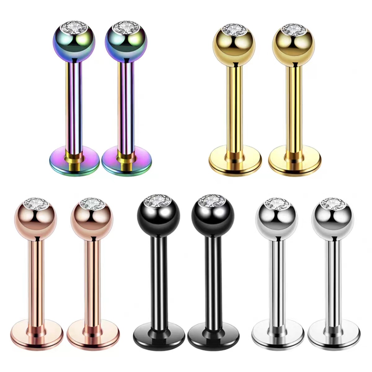 Pendiente de acero quirúrgico  - Body Jewelry Surgical Steel reseña y precio