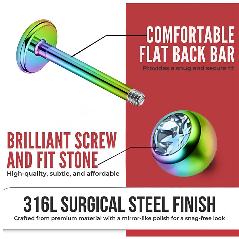 Pendiente de acero quirúrgico  - Body Jewelry Surgical Steel reseña y precio