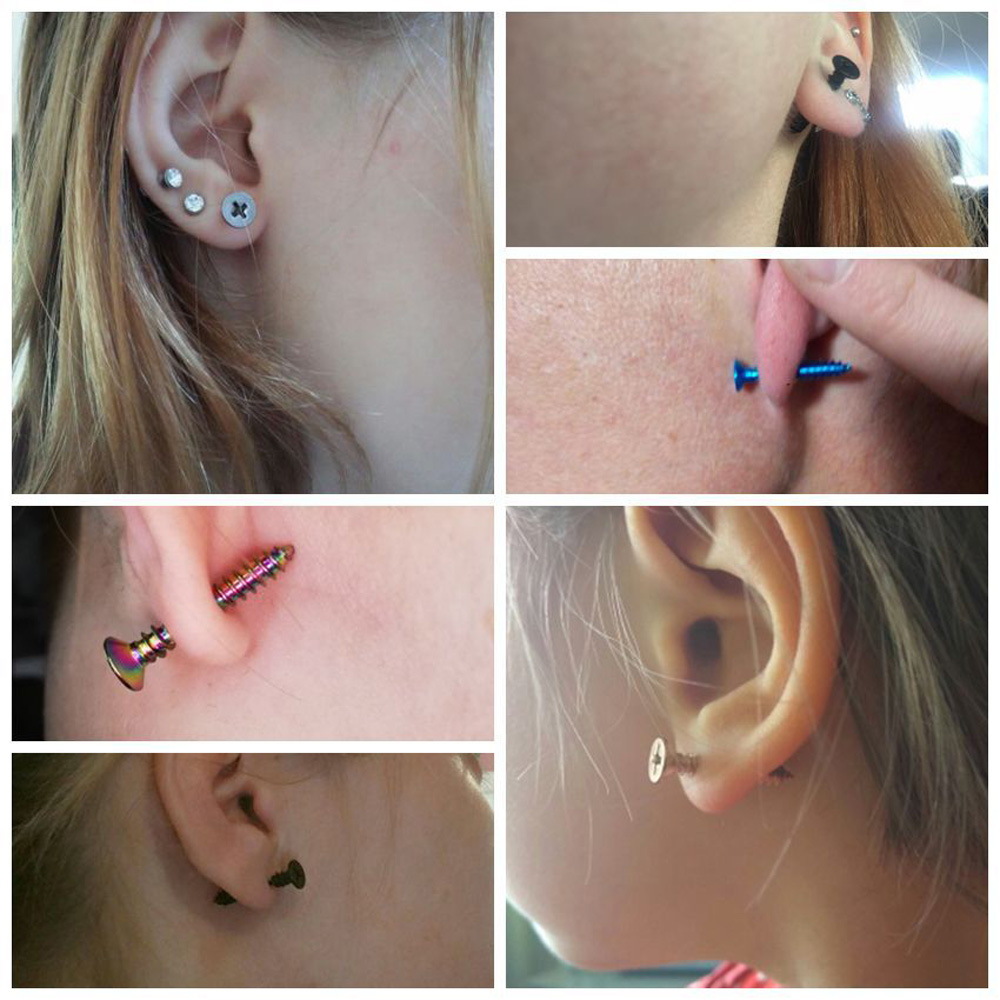 2 uds acero quirúrgico Spike T - Body Jewelry Surgical Steel reseña y precio