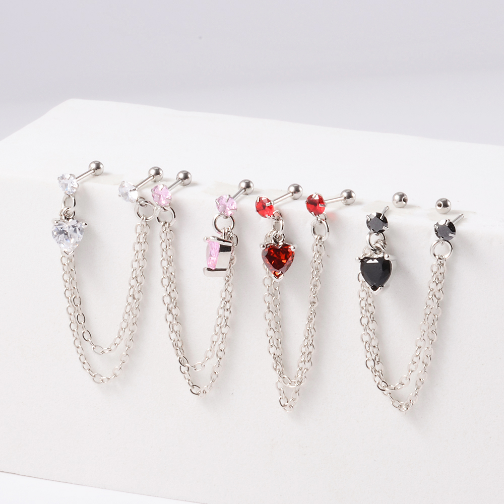 1 pieza de acero quirúrgico CZ - Body Jewelry Surgical Steel reseña y precio