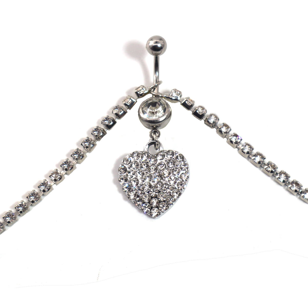 Anillo para ombligo con diaman - Body Jewelry Belly Button Rings reseña y precio