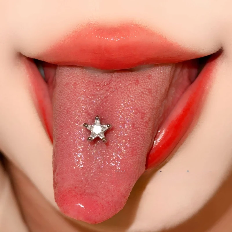 Piercing de lengua con circoni - Body Jewelry Barbell reseña y precio