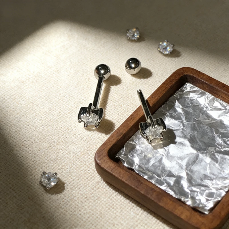 Piercing de lengua con circoni - Body Jewelry Barbell reseña y precio