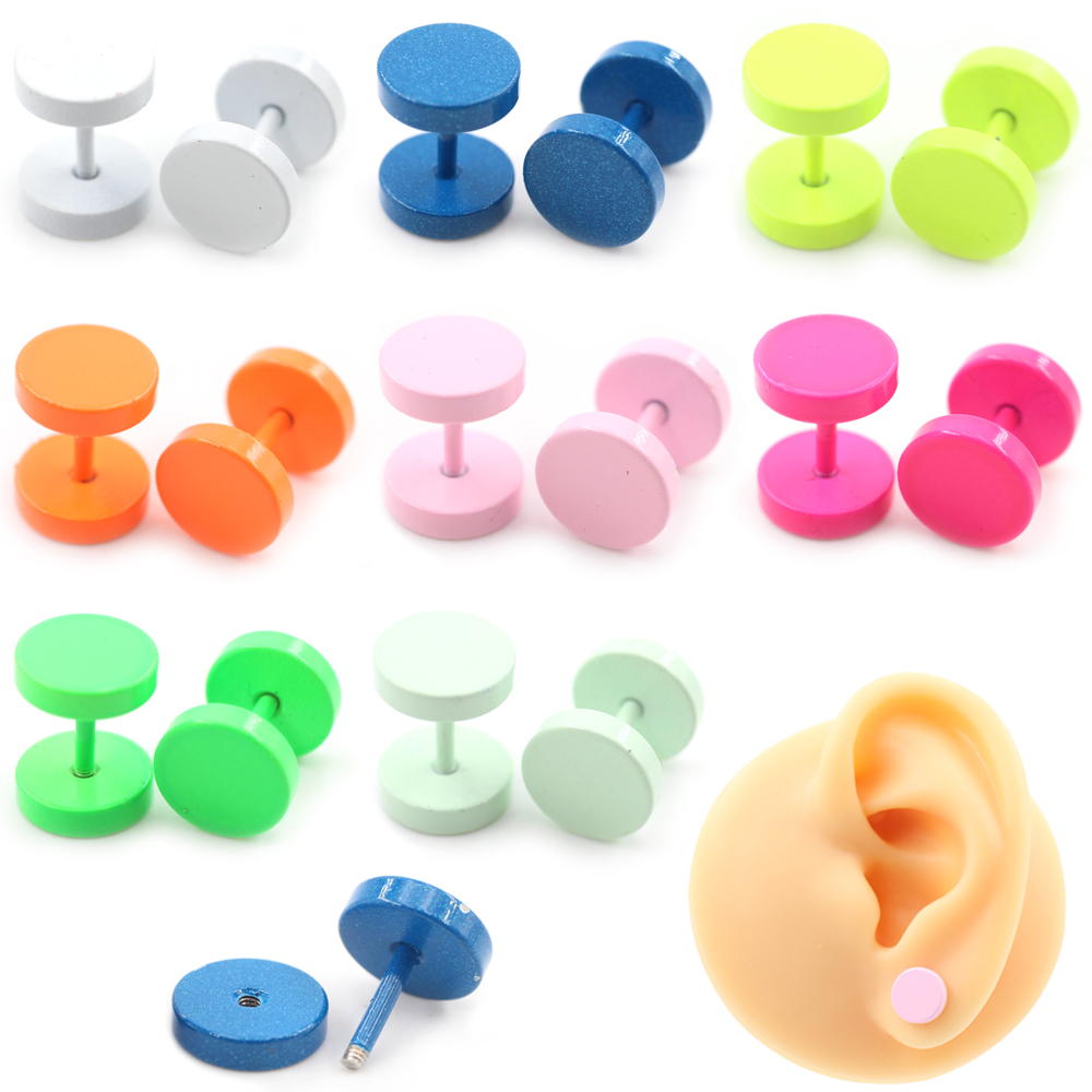 2 Piezas Pendientes de Acero I - Body Jewelry Barbell reseña y precio